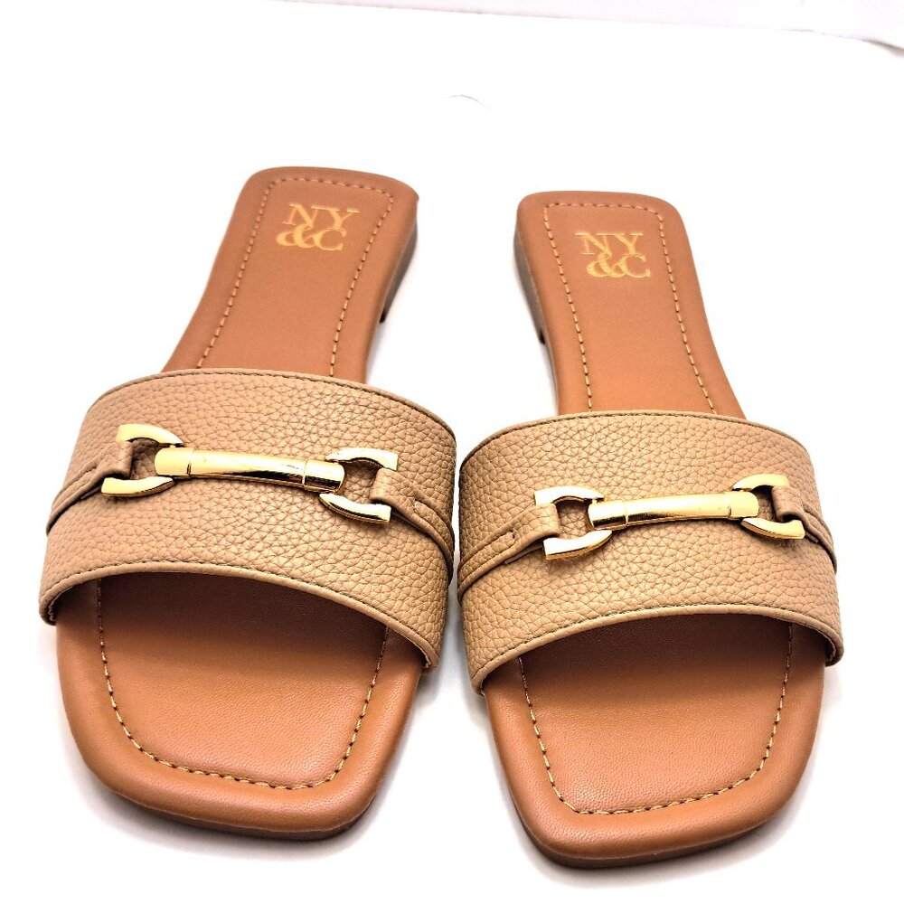 New York & Company Women's Naia Flat Sandal - Size 6.5